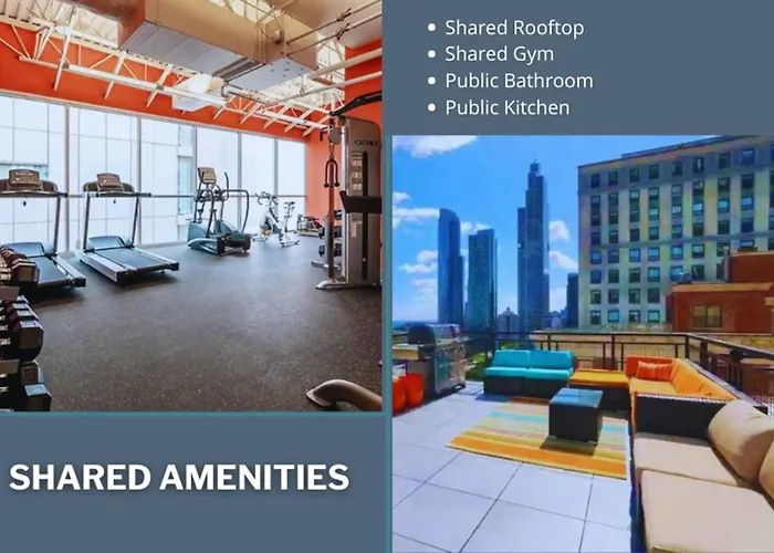 Downtown Park - Mich Ave Ph Gym Rooftop #11 Hébergement de vacances